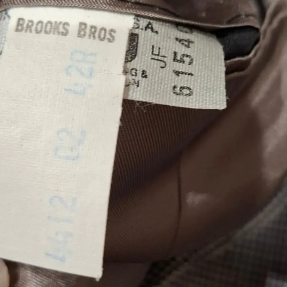 Brooks Brothers Mens Blazer Sport Coat Glen Plaid Lined 42R USA
